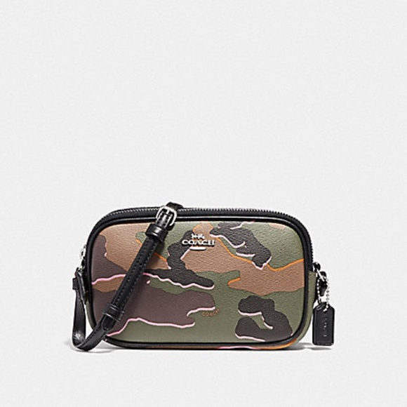 coach camo crossbody